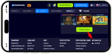 Fair Pari — kasyno mobilne Kasyno mobilne