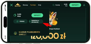 Kasyno mobilne Allstar Kasyno mobilne
