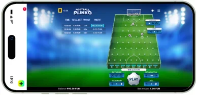 Gry “Football Plinko” w WildWinz