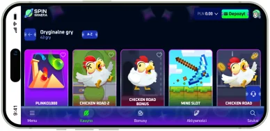 Inne gry w kasynie Gry online w Spinwinera kasyno