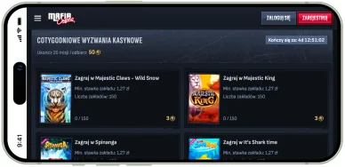 Inne promocje w kasynie Promocje w kasynie Mafia Casino online