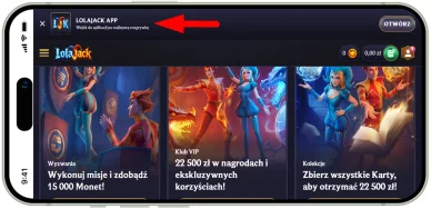 Kasyno mobilne LolaJack Casino app