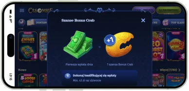 Inne promocje w kasynie Casombie Inne promocje w kasynie