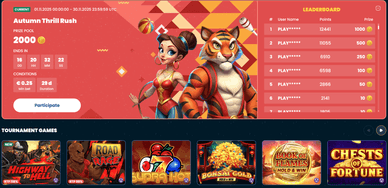 tournaments at casino Rollino