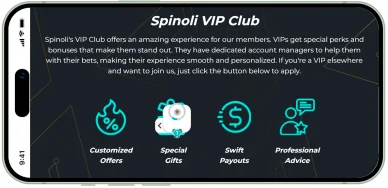 Klub VIP Spinoli Casino Online program VIP