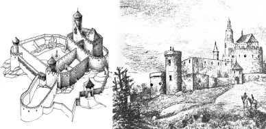 Historia zamku Plan zamku Chojnik