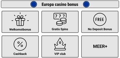 casino europe bonus