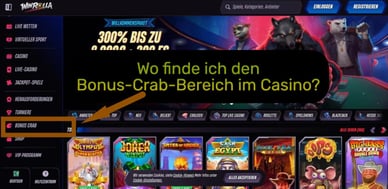Kategorie Crab Bonus in Casinos