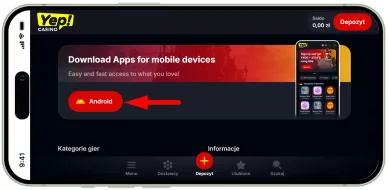 Yep Casino — kasyno mobilne
