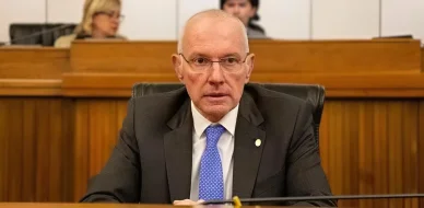 Il presidente della Valle d'Aosta Renzo Testolin presidente Valle d'Aosta