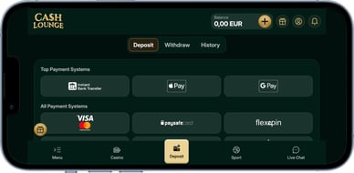 casino ireland deposit