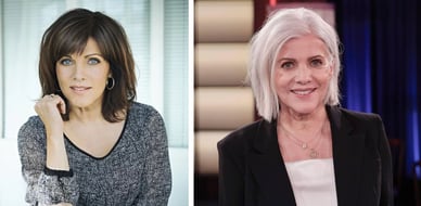 Birgit Schrowange in verschiedenen Auftritten als RTL-Moderatorin