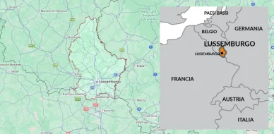 Lussemburgo mappa Lussemburgo cartina