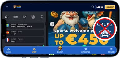 sportwedden zonder CRUKS