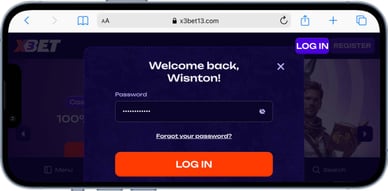 x3bet casino login