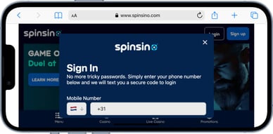 spinsino login
