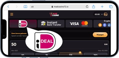 mobiel casino met ideal
