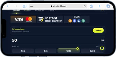 mga casino low deposit