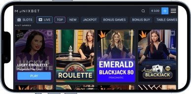 mobile live casino