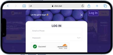 vibrobet casino login