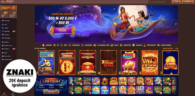 igralnice z minimalnim depozitom 20€