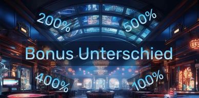 Bonusunterschied 300%
