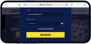betscore login