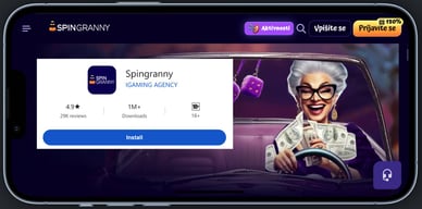 Spingranny casino aplikace
