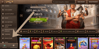 Lanista: Bonus Crab Casinos