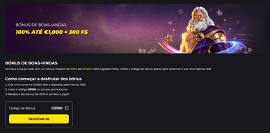 Código GS100 dá 100% e 1000€ e 300 rodadas grátis no Golden-Star Casino