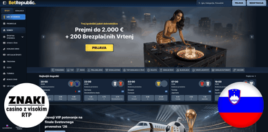 najboljša casino z visokimi izplačili