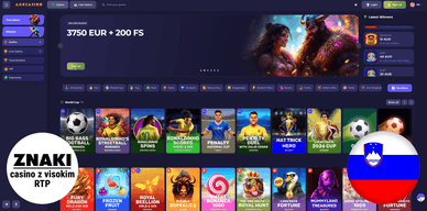 spletno casino z visokimi izplačili
