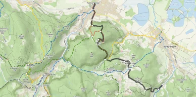 Szlak czarny — mapa Mapa — Szlak czarny