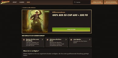 Willkommensboni des Sankra Casinos für Schweizer