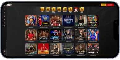 Jokery Casino live con roulette e blackjack Jokery casino live roulette blackjack giochi con dealer