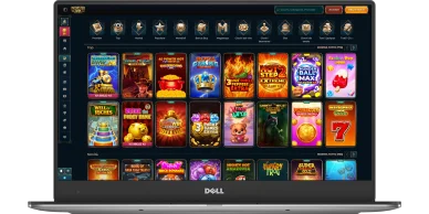 Scheda con i giochi del casinò MonsterWin