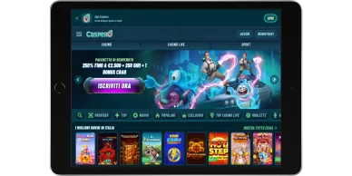 Caspero Casino versione mobile
