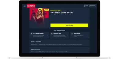 Rabona Casino bonus benvenuto 500 euro 200 giri gratis slot Italia