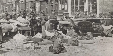 British soldiers holding a Dublin Street