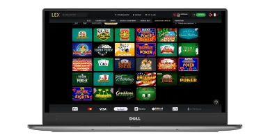 Lex Casino – Selezione di giochi di poker online Lobby di Lex Casino con tavoli da poker virtuali