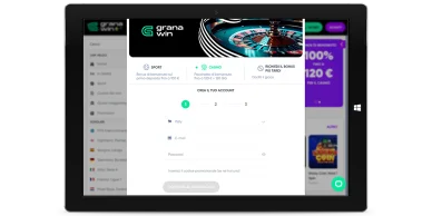 Account nel casinò Registrazione semplice su Granawin