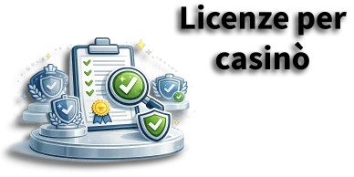 Illustrazione delle licenze dei casinò