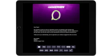 Risposta dell’assistenza Immerion