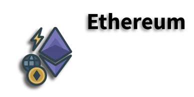 Utilizzo di Ethereum nei casinò crypto Simboli della criptovaluta Ethereum e connessione blockchain