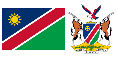 Прапор і герб Намібії