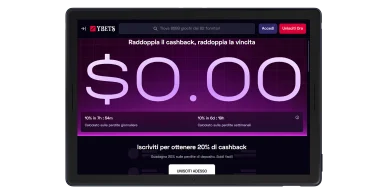 Ybets Casino – Promozione cashback fino al 20% Offerta di cashback Ybets per giocatori attivi