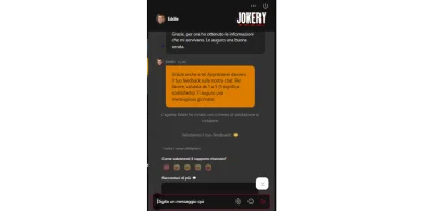 Servizio clienti Jokery Casino Supporto Jokery Casino