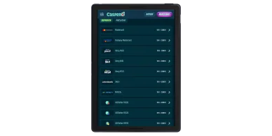 Metodi pagamento Caspero