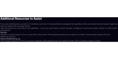 Supporto esterno Ybets