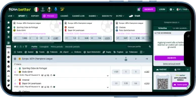 Scommesse su smartphone